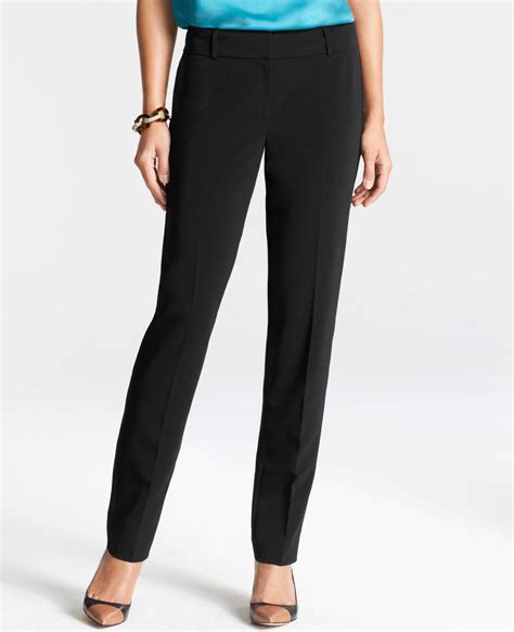 ann taylor black trousers